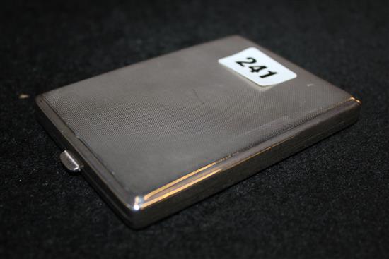 Silver cigarette case